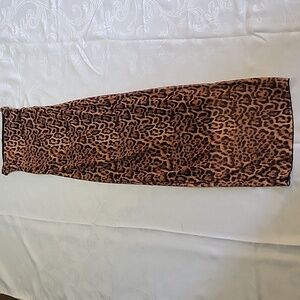 Leopard Print Women's Long Dress
